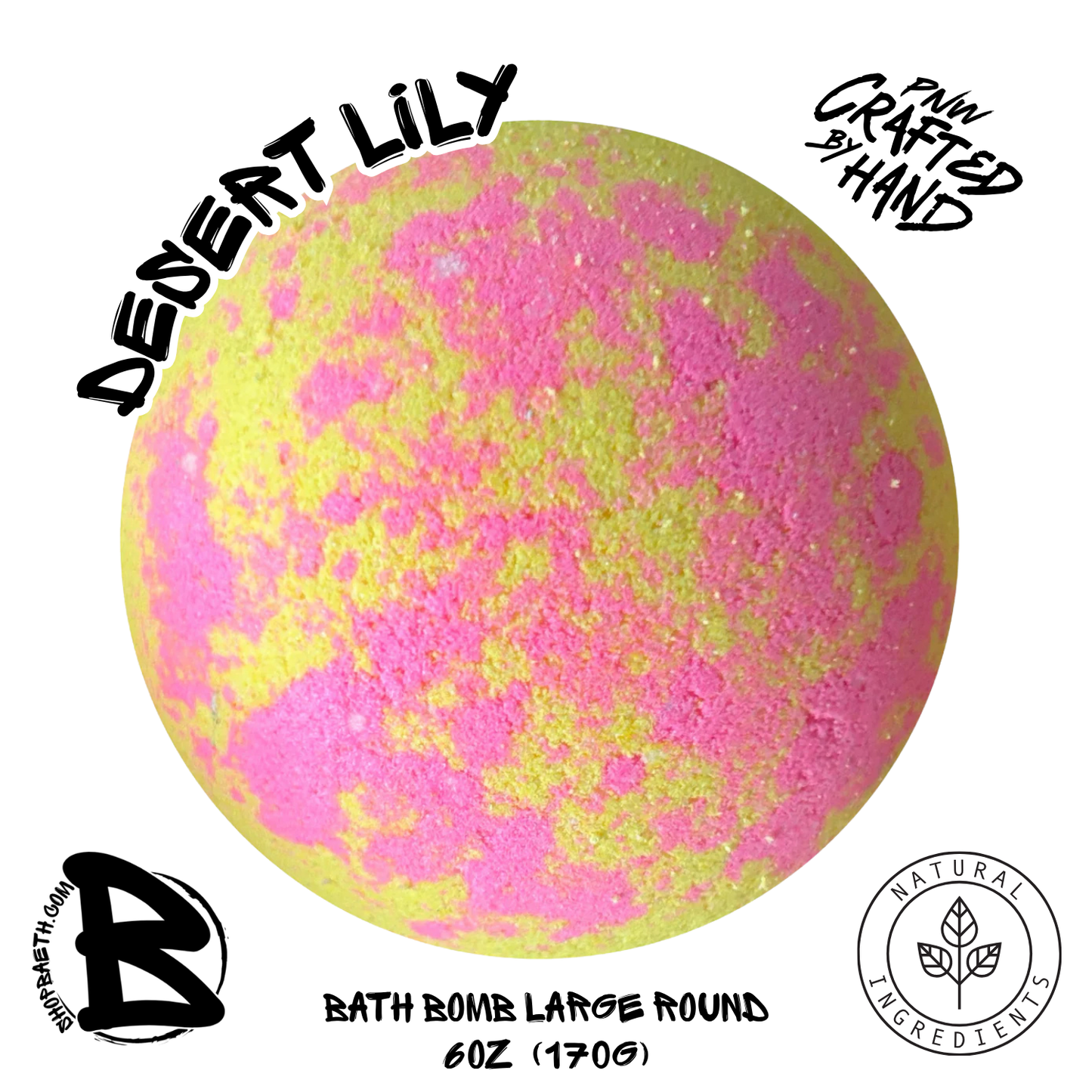 Desert Lily Large Bath Bomb 6oz