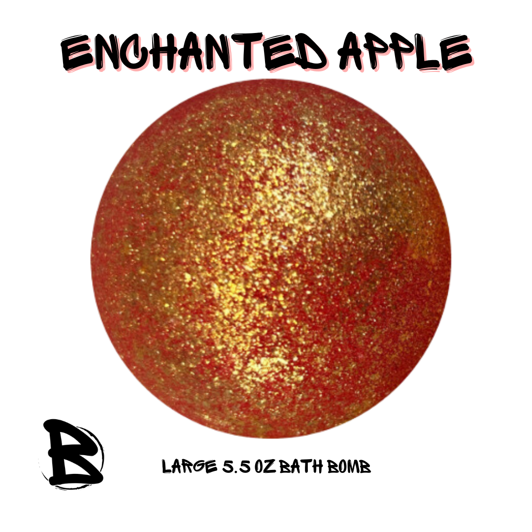 Enchanted Apple Large Bath Bomb 5.5 oz