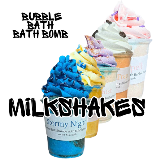 Bubble Bath Bomb Milkshake