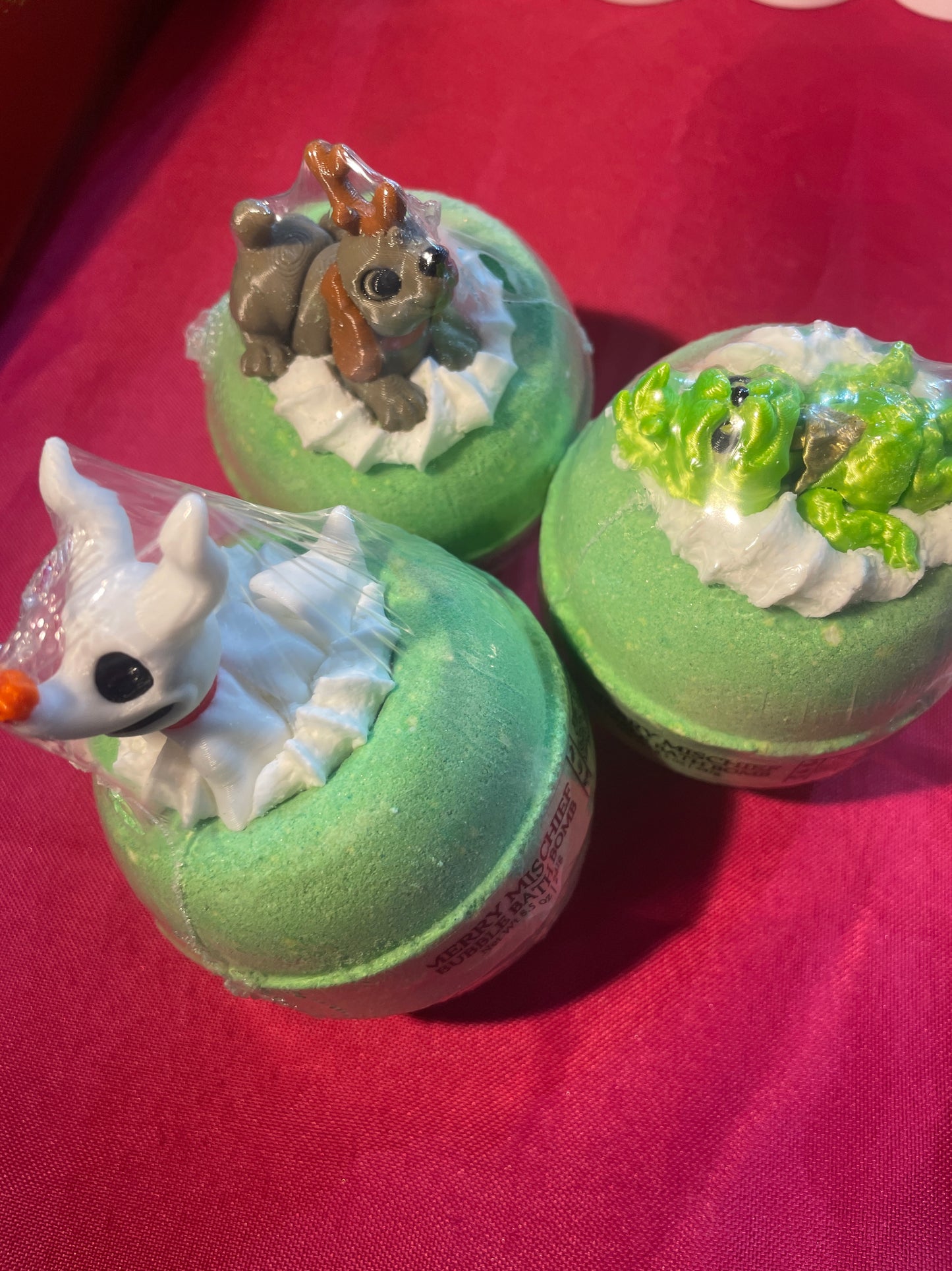 Toy Topper Bubble Bath Bomb