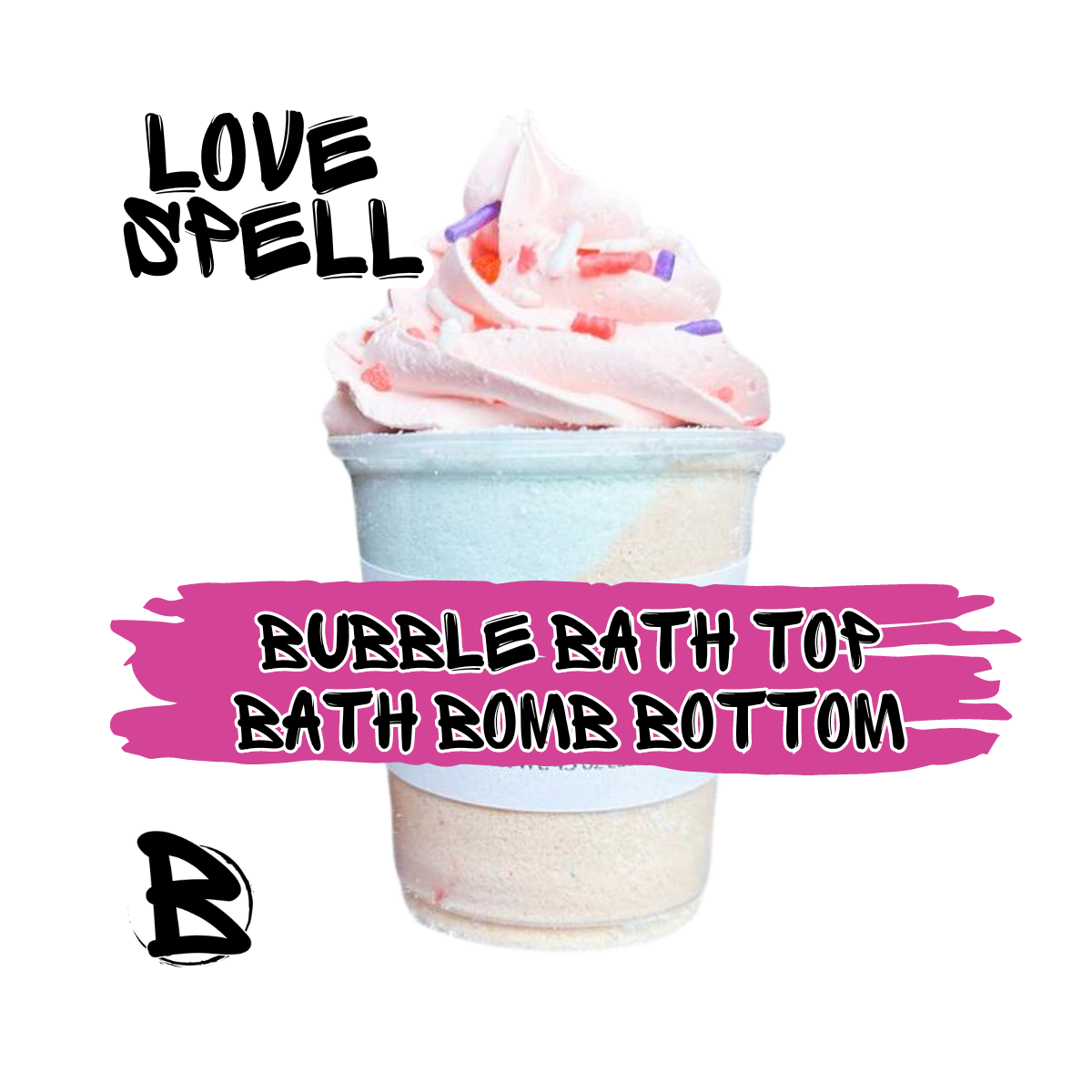 Bubble Bath Bomb Milkshake