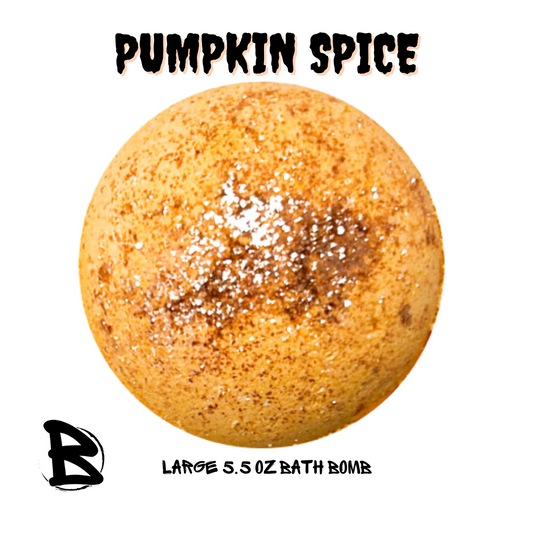 Pumpkin Spice Large Bath Bomb 5.5 oz