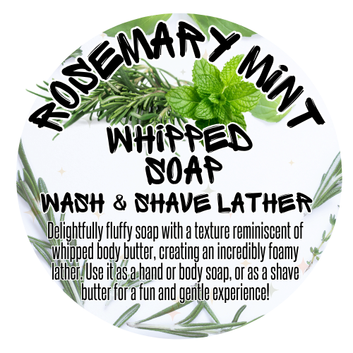 Whipped Soap 4.0oz  Wash & Shave Lather