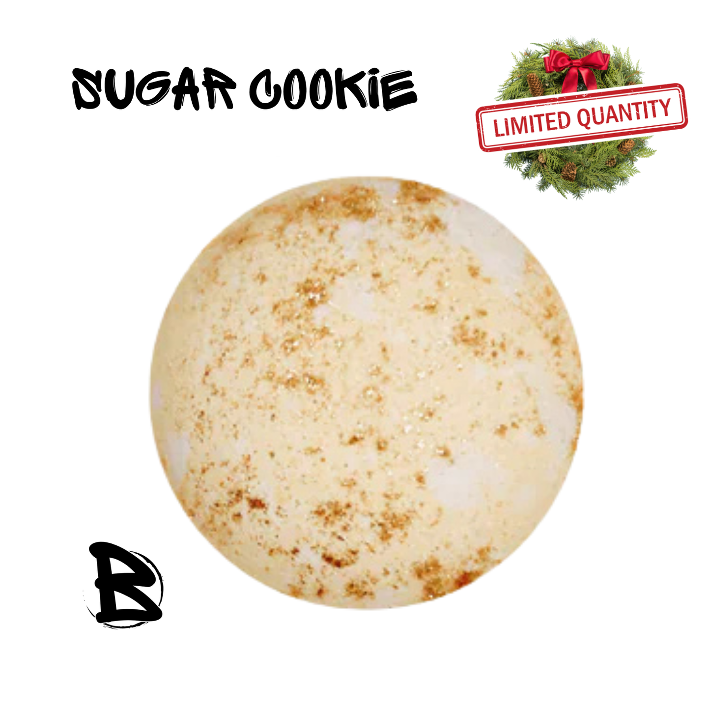 Sugar Cookie Large Bath Bomb 6oz